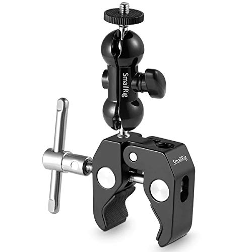 SMALLRIG Camera Clamp Mount with Dual Ball Head