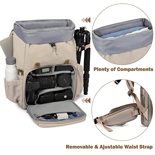 BAGSMART Waterproof Camera Backpack for Photographers