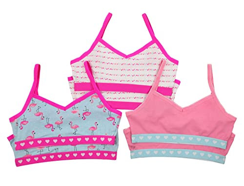 Ex UK Store Girls 7 Pack Crop Bra Tops Printed Mixed Packs New (6-7 Years)