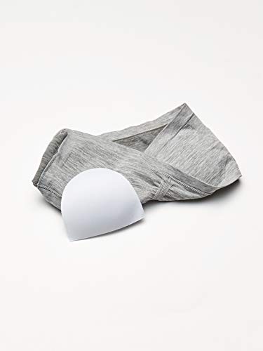 Calvin Klein Girls' Bandeau Training Bra, White/Heather Grey-2 Pack, Small