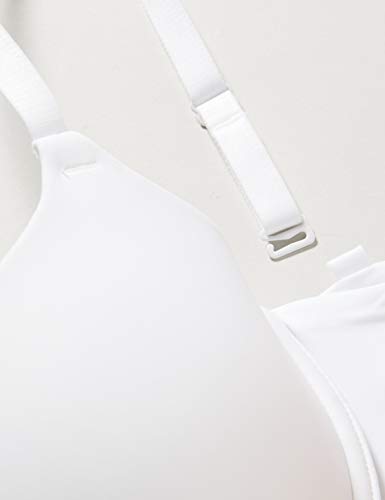 Iris & Lilly Women's Microfibre Push-Up Bra, White, 32A