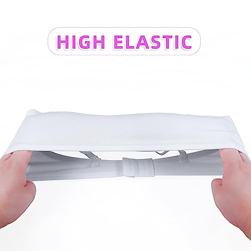 EDS Service Teen Girl Bra, Wire Free Cotton Training Bra for Kids, Soft Padded Sports Bra with Adjustable Should Strap, Crop Top for Age 12-16 Years Pack of 3