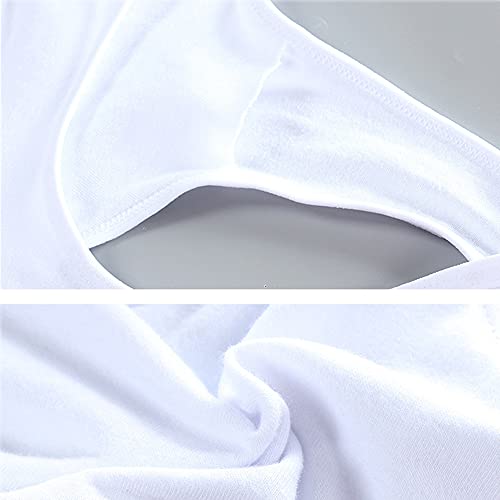 Cretty-Meet Soft and Comfortable Cotton Girls Bra Kids Underwear Sports Training Bra Crop Tops for Teenage Girls 8-16 Years - White