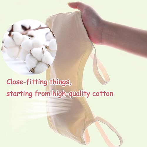 Pack 3 Sport Bras for Young Girls Cotton Teenage Best Starter Underwear Removable Pad Training Bra Crop Tops for 7-12 Years