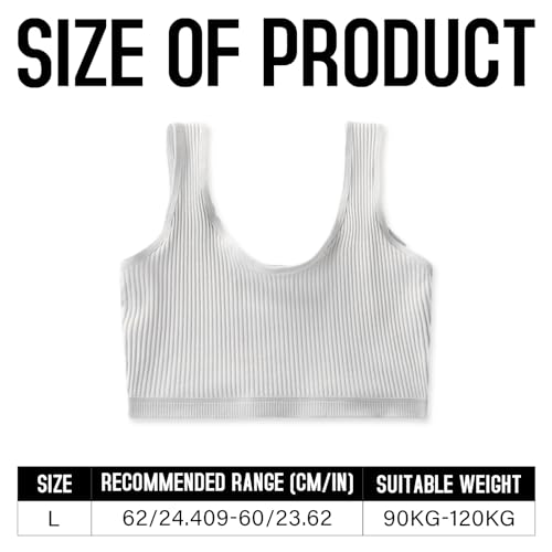 kuryt Girls Sports Bra 4PCS Kids Bra Teens Girls Bra Crop Tops Age 11-12 Soft Comfortable Cotton Material Suitable for First Bra for Girls 11-12 Training School Essentials
