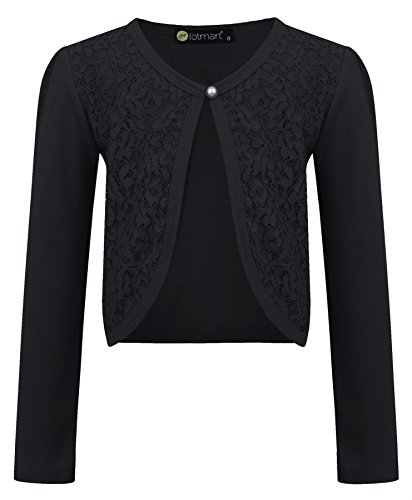 LOTMART 3781 Black 9-10 Y Girls Bolero L-23