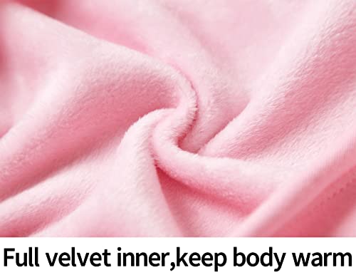 Mulnall Girls Ballet Wrap Tops Leotard Long Sleeve Dance Wraps Sweater Gymnastics Cardigan,Velvet Inner(UK824-08-120)