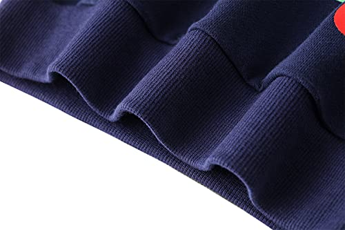 Dinopjs Little Girls Sweatshirt Rainbow Jumper Kids Shirt Tops Cotton Long Sleeve Christmas Xmas Pullover Children Clothes for 3-8 Years