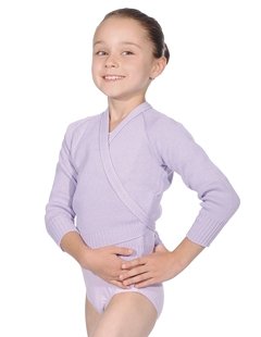 Roch Valley Acrylic Crossover Cardigan 24" Pale Pink