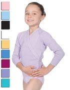 Roch Valley Acrylic Crossover Cardigan 24" Pale Pink