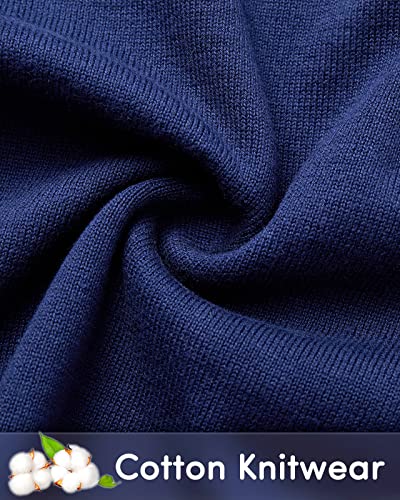 Adorel Girls Knit Cardigan School Pearl Button Down Knitwear Navy Blue 13-14 Years (Manufacturer Size 160)