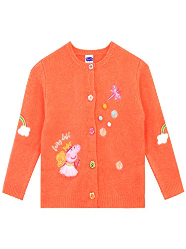Peppa Pig Girls Cardigan Orange Age 2 to 3 Years