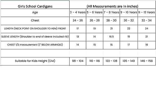 Girls School Cardigans Long Sleeves Stretchy Nice Looking Smart Cardigans for Age 3 to 13 (as8, Age, 7_Years, 8_Years, Regular, Bottle Green)