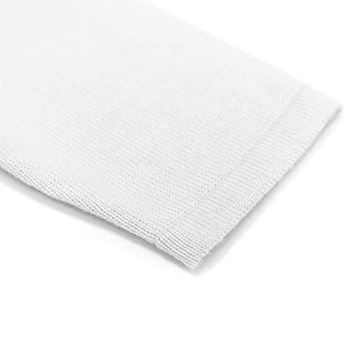 Bolerose Girls Long Sleeve Cardigan Childrens Kids Bolero Shrug (White, 5-6 Years)