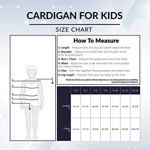 CityComfort Cardigan for Girls and Boys Warm Soft School Uniform Girls Boys Unisex Navy or Black School Cardigan 1 Pack or 2 Pack Sizes 3-14 Years Plain Button Down Cardigan (Navy 1 Pack, 9-10 Years)