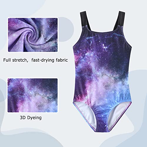 Aisyee Girls Swimming Costume Kids One Piece Swimsuit Girls Swimwear 7-8 Years