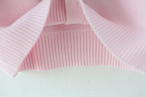 ZHUANNIAN Girls School Cardigan Long Sleeve Pearl Button Down Uniform Schoolwear Cardigans(Pink,4-5 Years)