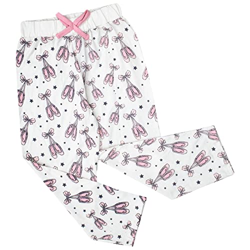A2Z 4 Kids Girls Ballerina Print Children PJs 2 Piece Cotton Set Lounge Suit- PJS 168 Dance Baby Pink._2-3