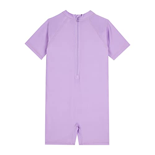 BLUEY Kids Surfsuit Swimsuit, Ages 3 to 8 Years Old (as8, Age, 3_Years, 4_Years, Regular, Lilac)