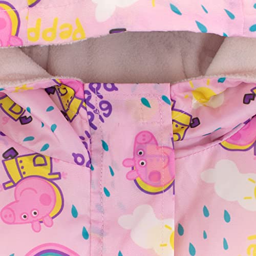 Peppa Pig Girls Puddle Suit Pink 6-7 Years