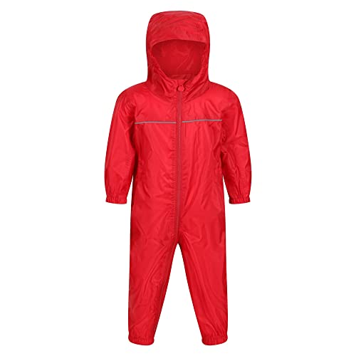 Regatta Unisex Kids Paddle Rain Suit, Jem Pink, Size 18 - 24 UK