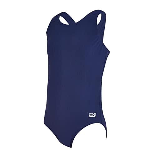 Zoggs Girl's Cottesloe Sportsback One Piece Swimsuit, Navy, UK 34/14-15Y