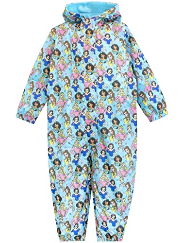 Disney Girls Puddle Suit Princesses Blue 5-6 Years