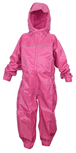 DRY KIDS Waterproof Rainsuit Raspberry Pink 7/8yrs