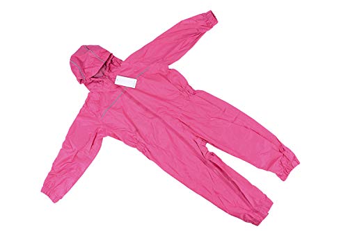 DRY KIDS Waterproof Rainsuit Raspberry Pink 7/8yrs