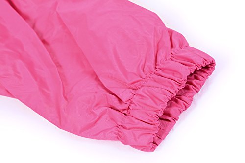 DRY KIDS Waterproof Rainsuit Raspberry Pink 7/8yrs