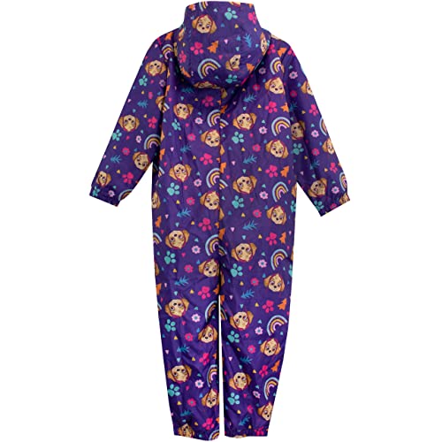 Paw Patrol Girls Puddle Suit Skye Purple 4-5 Years