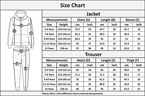 A2Z 4 Kids Girls Tracksuit Love Print Hooded Zipper Hoodie Bottom - T.S 114 Pink 11-12