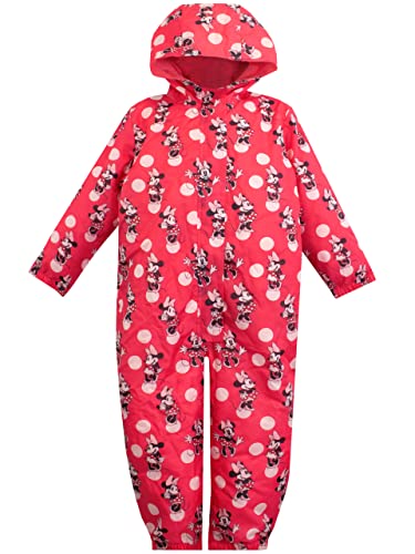 Disney Girls Puddle Suit Minnie Mouse Pink 3-4 Years