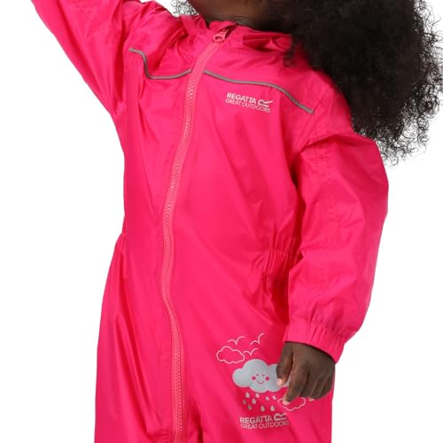 Regatta Unisex Kids Puddle IV Waterproof Puddle Suit - Jem - 4-5 Years