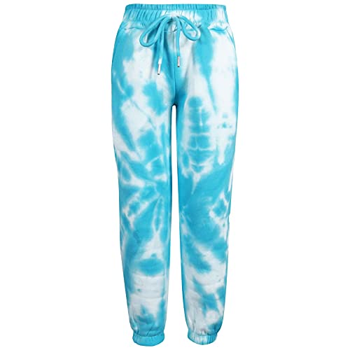 A2Z 4 Kids Tie Dye Tracksuit Cropped Hoodie with Jogger Sweatpants Gym Sports Activewear Cord Set Girls Children Age 5-13 years