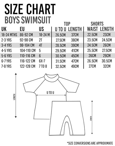 Bluey Boys Surf Suit Swimsuit | Kids Toddlers Bingo Dog Character Sunglasses Blue Green Swimming Costume | Animated Kids TV Show Logo Merchandise, 3-4 Years