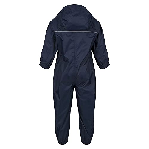 Regatta Unisex Kids Puddle IV Waterproof Puddle Suit - Navy - 4-5 Years