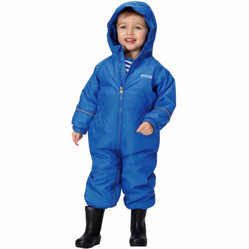Regatta Kids Splosh III Waterproof Puddle Suit - Oxford Blue - 5-6 Yrs