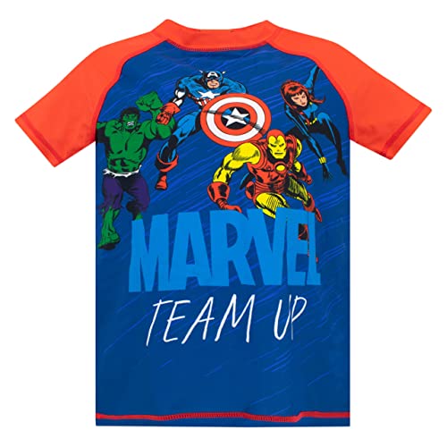 Marvel Boys Avenger Swim Set Swimwear for Kids Blue 5-6 Years