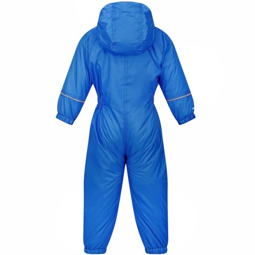 Regatta Kids Splosh III Waterproof Puddle Suit - Oxford Blue - 5-6 Yrs