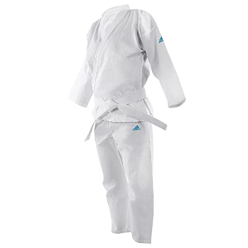 adidas Other Karate 7oz Karate Gi Adult Kids White Student Uniform Men Women Boys Girls AdiStart 6 5oz Suit, White, 140 UK