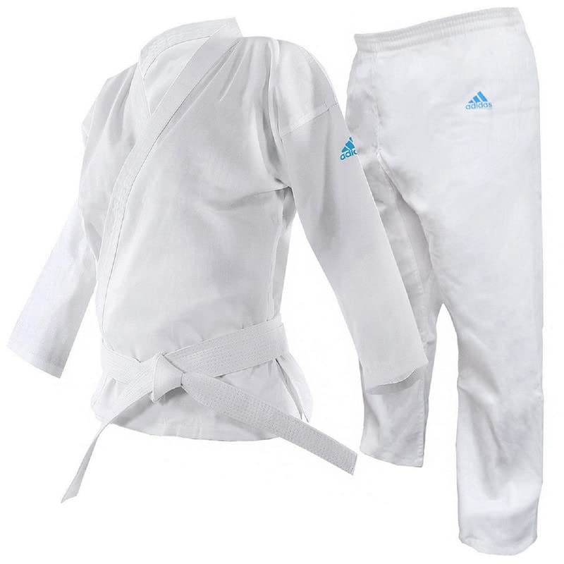adidas Other Karate 7oz Karate Gi Adult Kids White Student Uniform Men Women Boys Girls AdiStart 6 5oz Suit, White, 140 UK