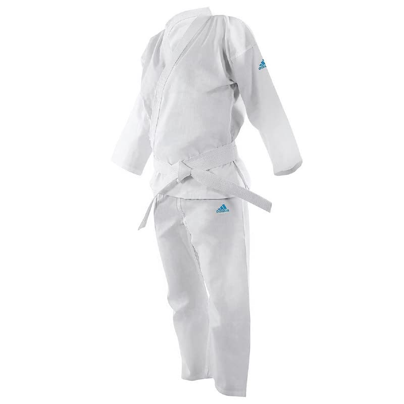 adidas Other Karate 7oz Karate Gi Adult Kids White Student Uniform Men Women Boys Girls AdiStart 6 5oz Suit, White, 140 UK