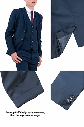 C&N boys' suits & blazers ,5Piece Premium suit, boys suit , boys waistcoat & kids suit with Free suit bag & coat hangers for boys wedding suits , suits for teenagers , boys waistcoat suit & boys suits