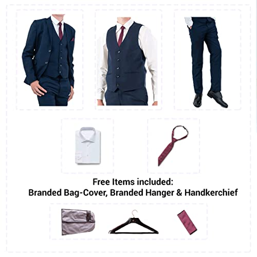 C&N boys' suits & blazers ,5Piece Premium suit, boys suit , boys waistcoat & kids suit with Free suit bag & coat hangers for boys wedding suits , suits for teenagers , boys waistcoat suit & boys suits