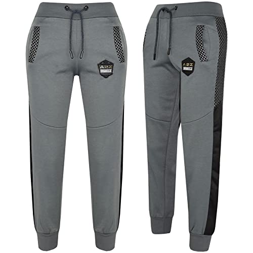 A2Z 4 Kids Kids Girls Boys Hooded Tracksuits Designer's Branded A2Z Originals Badged - T.S Mesh 304 Charcoal 9-10