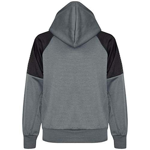 A2Z 4 Kids Kids Girls Boys Hooded Tracksuits Designer's Branded A2Z Originals Badged - T.S Mesh 304 Charcoal 9-10