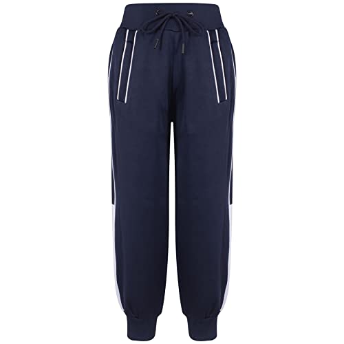 A2Z 4 Kids Girls Boys Tracksuit Hooded Top & Bottom Joggers- T.S 116 Navy 5-6