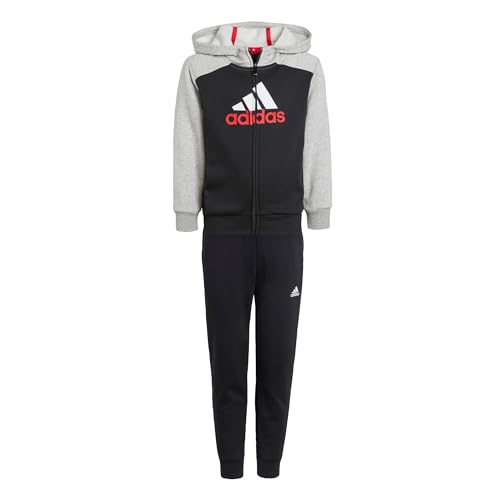 adidas Unisex kids Essentials Big Logo Fleece Kids Tracksuit, 7-8 years