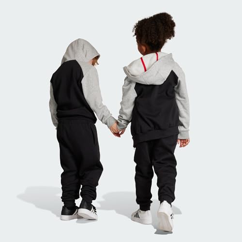 adidas Unisex kids Essentials Big Logo Fleece Kids Tracksuit, 7-8 years